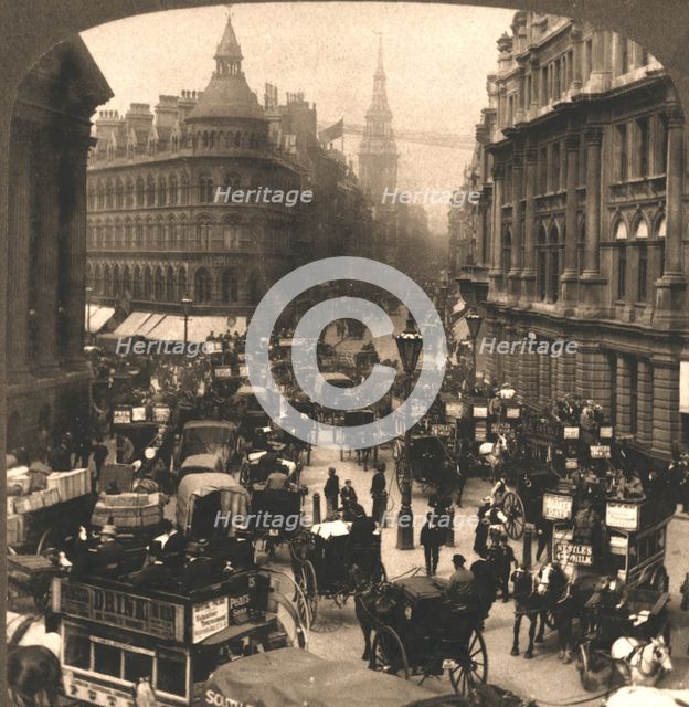 'Cheapside, London', 1896. Creator: Works and Sun Sculpture Studios.