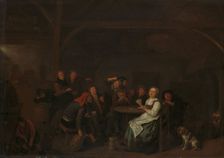 Cheating at Cards, c.1650-1668. Creator: Jan Miense Molenaer