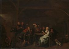 Cheating at Cards, c.1650-1668. Creator: Jan Miense Molenaer