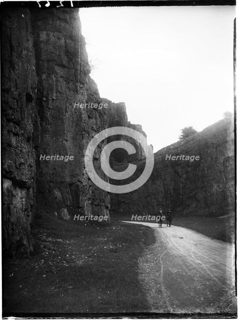 Cheddar Gorge, Cliff Road, Cheddar, Sedgemoor, Somerset, 1907. Creator: Katherine Jean Macfee.