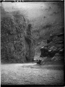 Cheddar Gorge, Cliff Road, Cheddar, Sedgemoor, Somerset, 1907. Creator: Katherine Jean Macfee