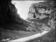 Cheddar Gorge, Cliff Road, Cheddar, Sedgemoor, Somerset, 1907. Creator: Katherine Jean Macfee