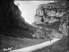 Cheddar Gorge, Cliff Road, Cheddar, Sedgemoor, Somerset, 1907. Creator: Katherine Jean Macfee