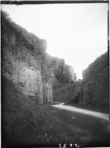 Cheddar Gorge, Cliff Road, Cheddar, Sedgemoor, Somerset, 1907. Creator: Katherine Jean Macfee
