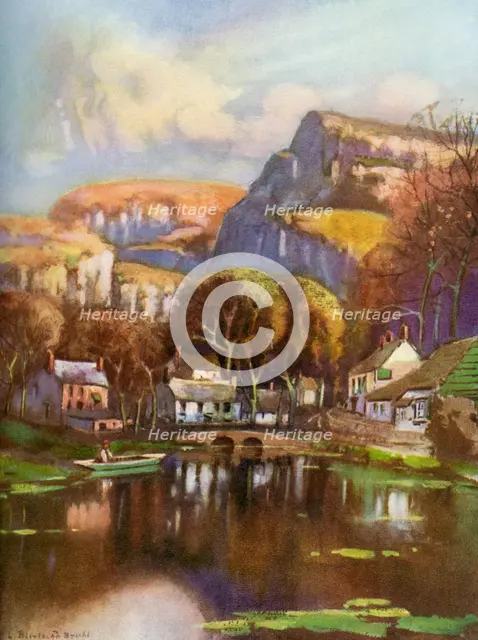 'Cheddar Gorge, Somerset', 1924-1926.Artist: Louis Burleigh Bruhl