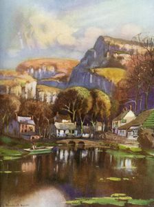 Cheddar Gorge, Somerset 1924-1926.Artist: Louis Burleigh Bruhl