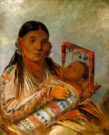 Chée-ah-ká-tchée, Wife of Nót-to-way, 1835-1836. Creator: George Catlin