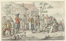 Cheerful company at an inn, 1661-1693. Creator: Gerrit Grasdorp