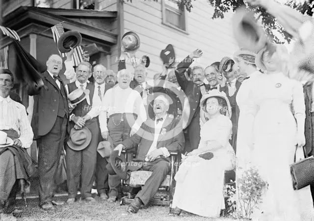 Cheering Sickles, 1913. Creator: Bain News Service.