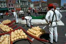 Cheese market in Holland