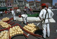 Cheese market in Holland