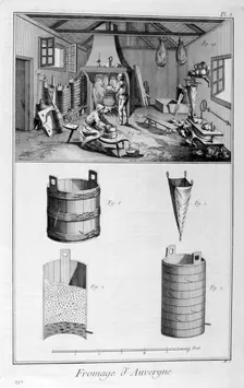Cheese of Auvergne, 1751-1777