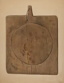 Cheese Draining Board, 1935/1942. Creator: Walter Praefke