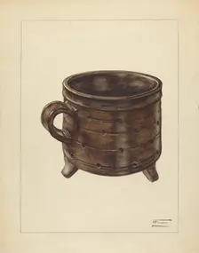 Cheese Pot, c. 1940. Creator: Frank Fumagalli