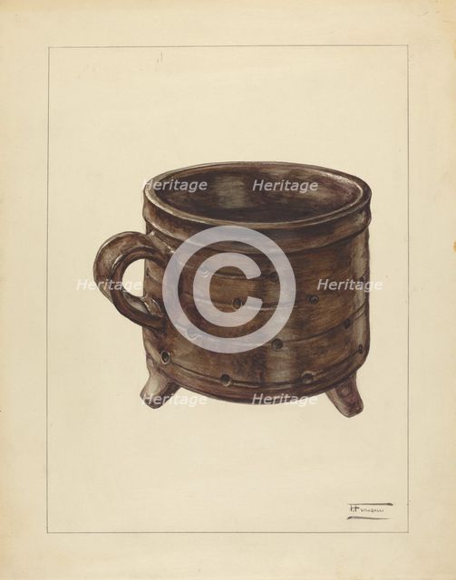 Cheese Pot, c. 1940. Creator: Frank Fumagalli.