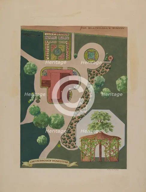 Cheeseborough Estate, c. 1936. Creator: Helen Miller.