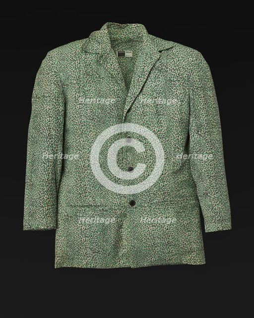 Cheetah print jacket designed by Willi Smith, 1969-1987. Creator: Willi Smith.