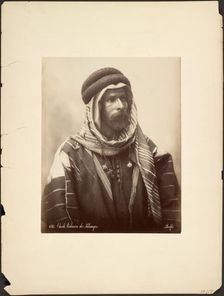 Cheik bédouin du Palmyre, about 1870-1880. Creator: Felix Bonfils
