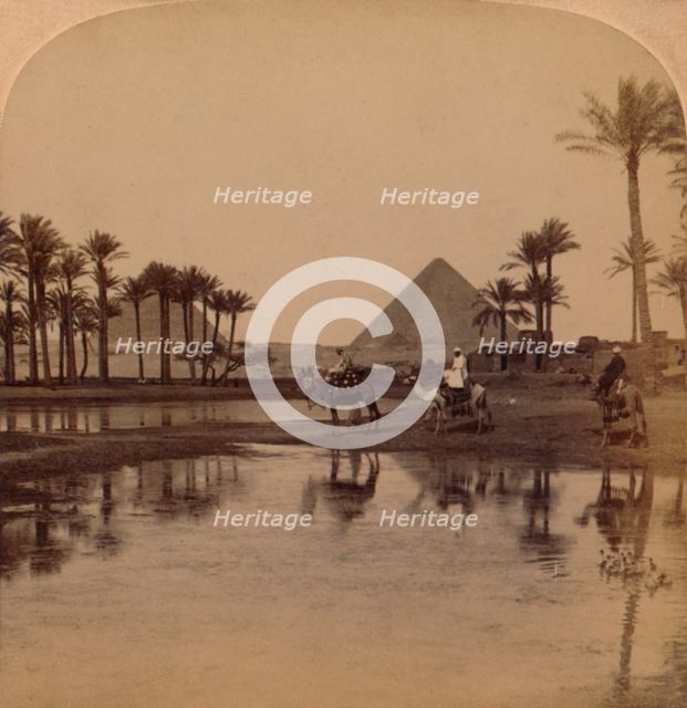 'Cheops from the fertile Valley of the Nile, Egypt', 1896. Artist: Unknown.