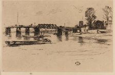 Chelsea, 1879. Creator: James Abbott McNeill Whistler