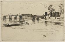 Chelsea, 1879. Creator: James Abbott McNeill Whistler