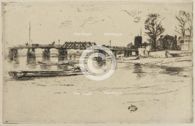 Chelsea, 1879. Creator: James Abbott McNeill Whistler.