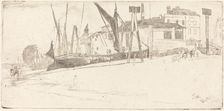 Chelsea Wharf, 1863. Creator: James Abbott McNeill Whistler