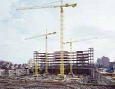 Chelsea and Westminster Hospital, Fulham Road, Kensington and Chelsea, London, 30/01/1990. Creator: John Laing plc