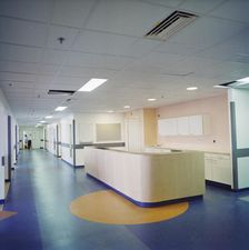 Chelsea and Westminster Hospital, Fulham Road, Kensington and Chelsea, London, 17/07/1992. Creator: John Laing plc