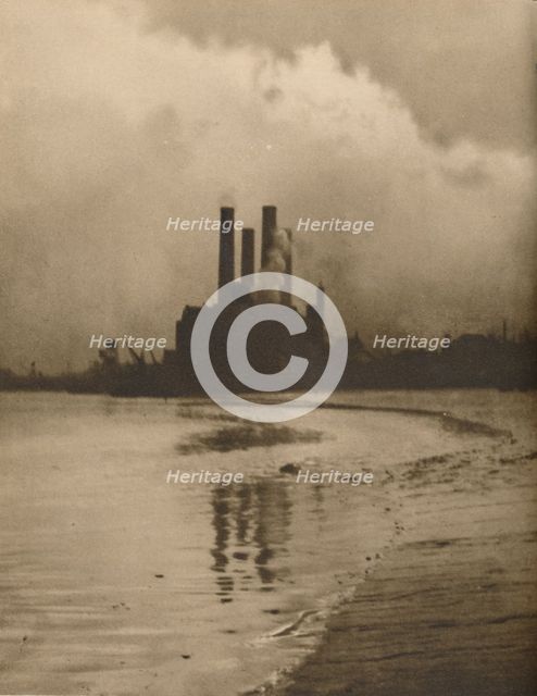 'Chelsea Chimneys: Power Station on the Site of Old Cremorne Gardens', c1935. Creator: Huson.