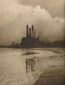 Chelsea Chimneys: Power Station on the Site of Old Cremorne Gardens c1935. Creator: Huson