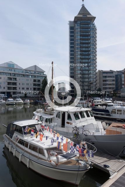 Chelsea Harbour, London, England, UK, 2/9/10.  Creator: Ethel Davies.