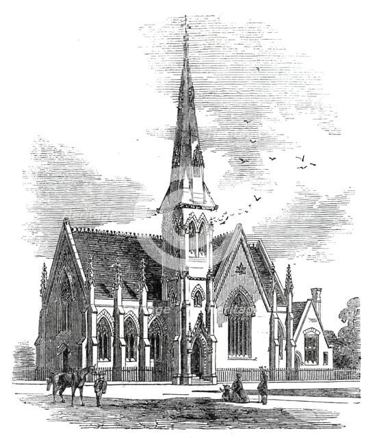 Chelsea new congregational church, Markham-Square, 1860. Creator: Unknown.