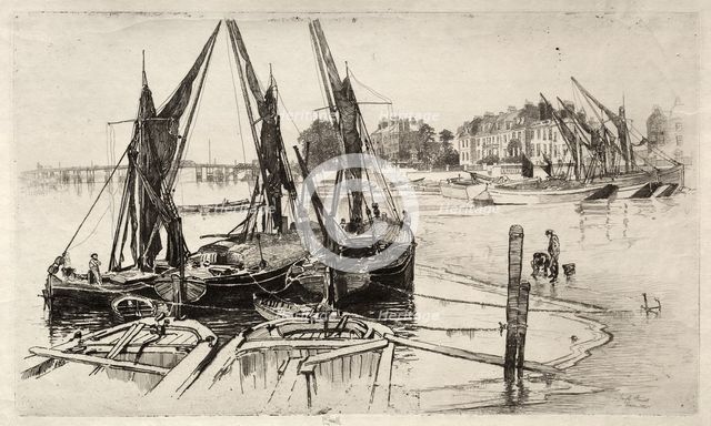 Chelsea, No. 1, 1886. Creator: Joseph Pennell (American, 1857-1926).