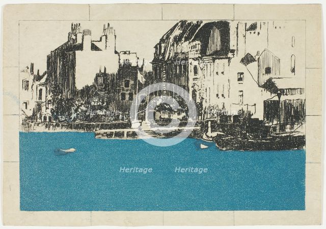 Chelsea Palaces (Color Version), 1890-97. Creator: Theodore Roussel.