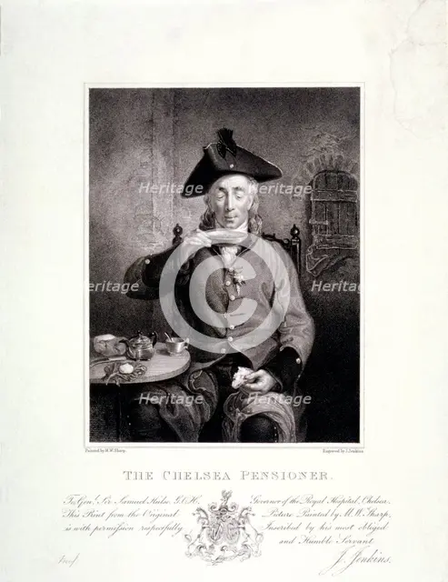 Chelsea Pensioner, 1826.  Artist: J Jenkins