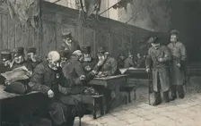 Chelsea Pensioners 1886. Artist: MJ Lueders