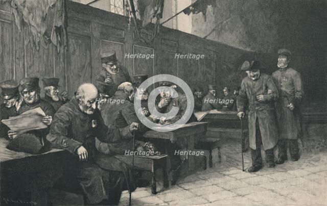 'Chelsea Pensioners', 1886. Artist: MJ Lueders.