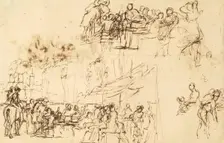 Chelsea Pensioners Reading the News of Waterloo, c1820. Creator: David Wilkie