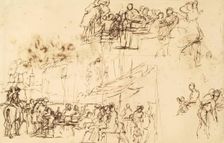 Chelsea Pensioners Reading the News of Waterloo, c1820. Creator: David Wilkie