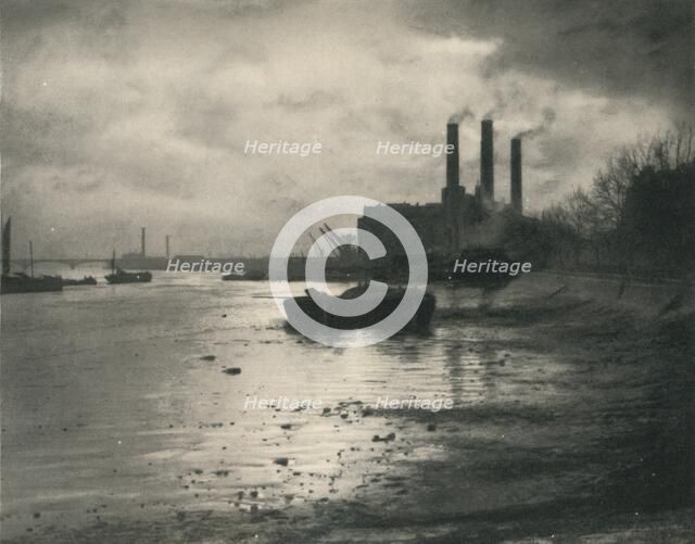 'Chelsea Power Station', c1927, (1927). Artist: Reginald Belfield.