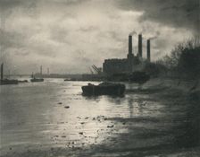 Chelsea Power Station c1927, (1927). Artist: Reginald Belfield