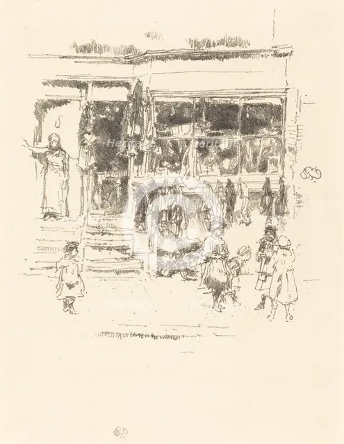 Chelsea Rags, 1888. Creator: James Abbott McNeill Whistler.