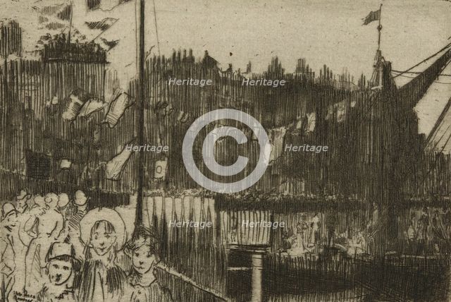 Chelsea Regatta, 1888-89. Creator: Theodore Roussel.