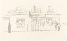 Chelsea Shops, 1888. Creator: James Abbott McNeill Whistler