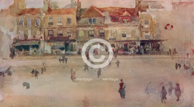 'Chelsea Shops', c1855, (1904). Artist: James Abbott McNeill Whistler.