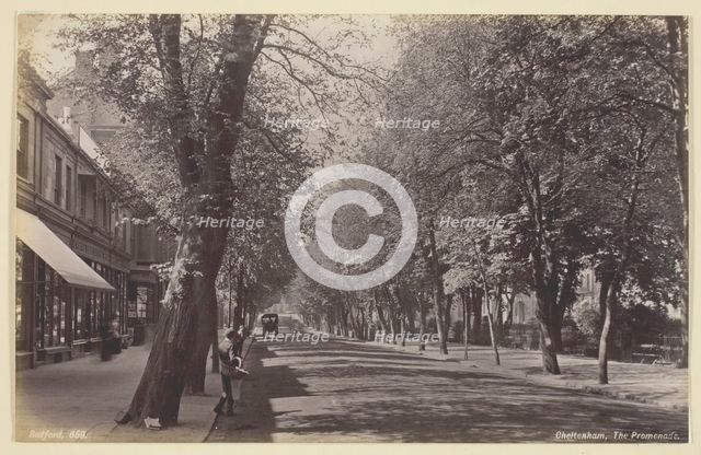 Cheltenham, the Promenade, 1860/94. Creator: Francis Bedford.