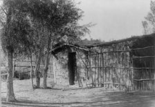 Chemehuevi modern home, c1907. Creator: Edward Sheriff Curtis