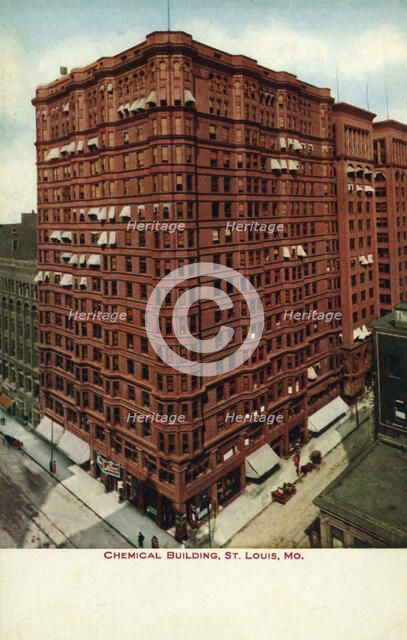 Chemical Building, St Louis, Missouri, USA, 1910. Artist: Unknown