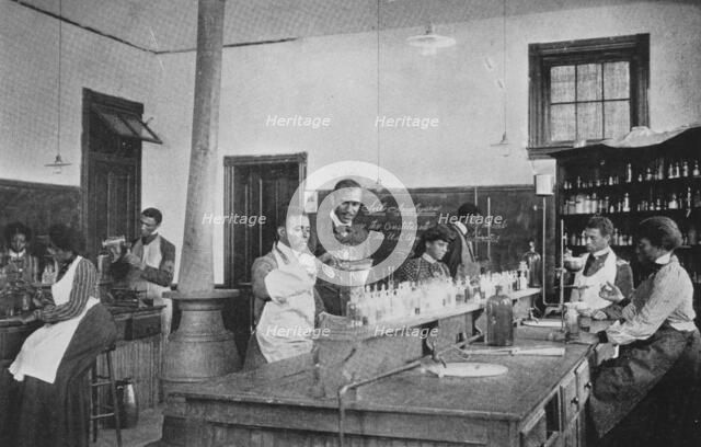 Chemical laboratory, 1904. Creator: Frances Benjamin Johnston.